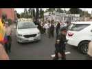 Body of murdered Ecuador candidate leave wake building