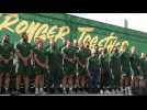 Springboks bid farewell to South Africa en route to Rugby World Cup in France