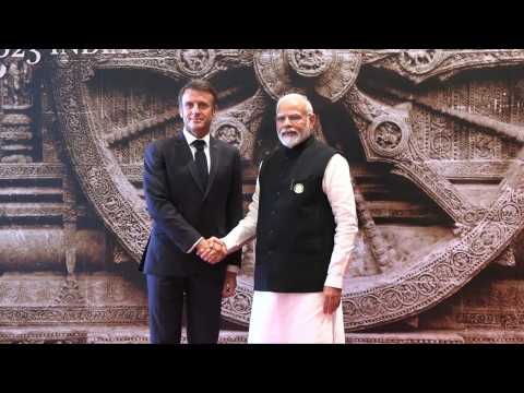 France's Macron meets India's Modi on sidelines of G20 summit