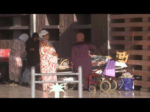 Scene outside Marrakesh hospital a day after earthquake
