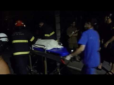 Scene at Hanoi apartment fire that killed dozens