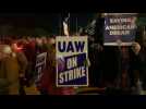 Workers gather at Ford Michigan Assembly Plant for strike