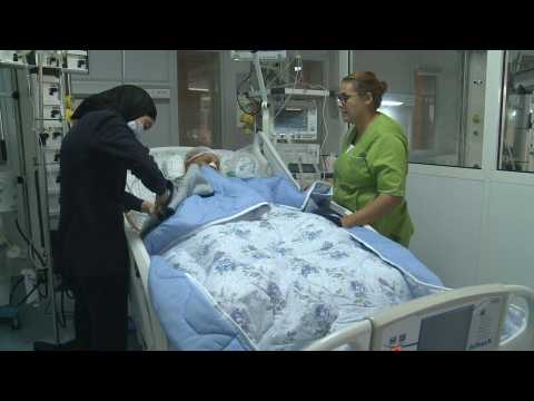 Moroccan quake victims receive treatment at Marrakesh hospital