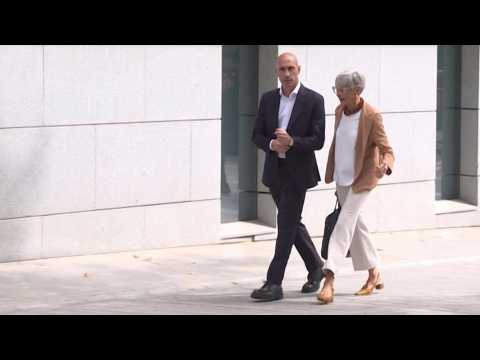 Football: Rubiales leaves Spanish court after World Cup kiss scandal appearence