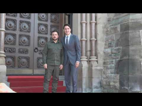 Canada: PM Trudeau welcomes Zelensky to Parliament