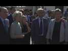 EU chief von der Leyen and Italy PM Meloni visit island of Lampedusa