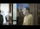 Images of US journalist Evan Gershkovich's in Moscow court