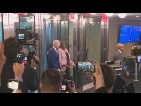 Biden arrives at UN ahead of remarks to General Assembly
