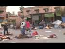 Moroccans wake up in Marrakesh square for sixth day after quake