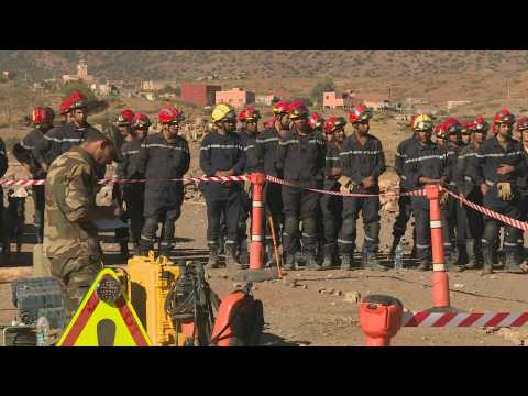 Rescue teams in Talat N'Yaaqoub in central quake hit Morocco