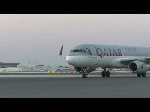 Qatari jet carrying US detainees freed in prisoner swap with Iran lands in Doha