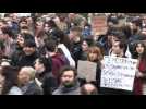 People take to streets in Athens as Unions call for general strike in protest over train tragedy