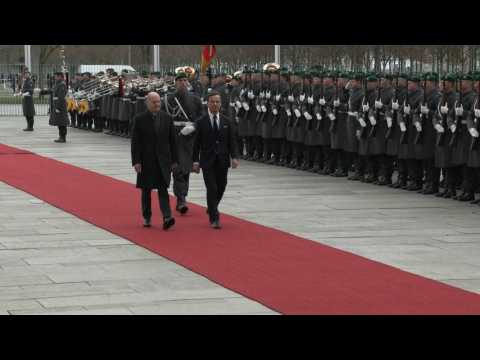 German Chancellor Scholz welcomes Swedish PM Kristersson in Berlin