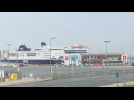 Freight slows at Calais port as workers protest against pension reform