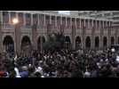 Ex-Pakistan PM Khan mobbed by supporters ahead of court appearance