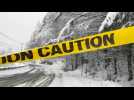 Snow blankets roads in US state of Vermont amid winter storm
