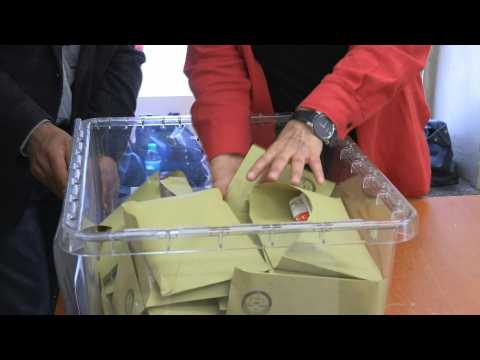 Istanbul polling station starts vote counting as polls close across Turkey