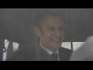 French President Macron arrives in Hiroshima ahead of G7 Summit