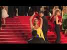 Cannes: Woman pours fake blood on herself on Palais des Festivals steps