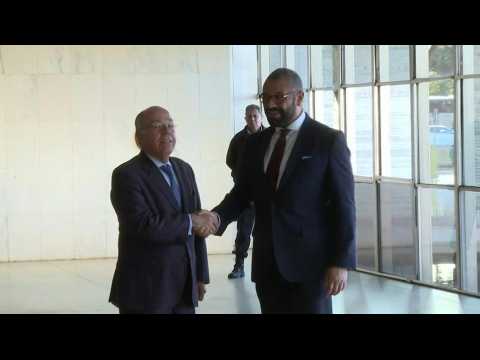 Brazilian FM Mauro Vieira receives British counterpart James Cleverly
