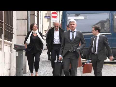 Swiss Islamic scholar charged with rape arrives in court on second day of trial