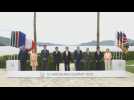 G7 leaders pose for family photo during summit in Hiroshima