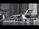Scene outside Downing street after car crashes into gates