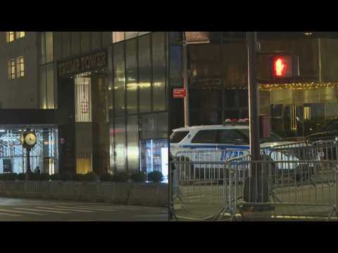 Security outside Trump Tower ahead of ex-president's arraignment