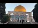 Israeli police force Palestinians out of Al-Aqsa after morning prayer