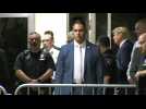 Trump leaves courtroom after pleading not guilty to criminal charges in hush-money case