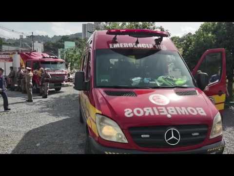 Emergency services at scene of hatchet attack on Brazil preschool