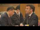 Chinese President Xi meets French President Macron in Beijing