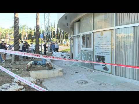 Damage in Israeli town after rockets fired from Lebanon