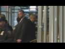 Manhattan district attorney arrives at office as Trump due to travel to New York
