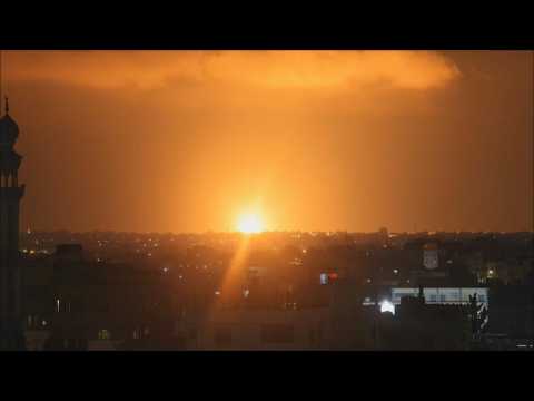 Israeli airstrike in southern Gaza Strip after Palestinian hunger striker dies
