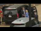 US First Lady Jill Biden arrives at Westminster Abbey for coronation