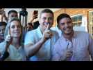 Paraguay presidential candidate Santiago Pena votes in Asuncion