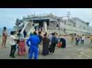 US nationals evacuating Sudan board US ship in Port Sudan