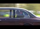 Britain's King Charles leaves Buckingham Palace on day before coronation