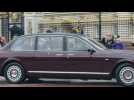 King Charles III and Queen Camilla leave Buckingham Palace