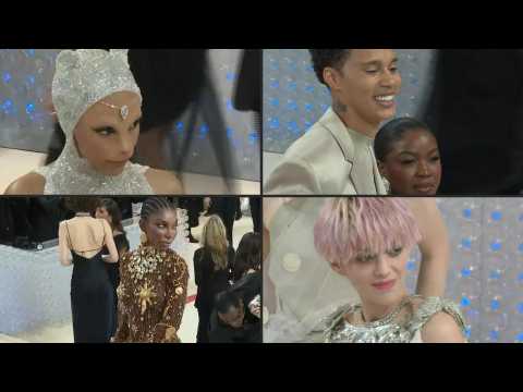 Stars honor Karl Lagerfeld on Met Gala 2023 red carpet