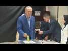 Turkish President Erdogan votes in the runoff presidential election