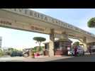 Scene outside hospital in Rome where Pope Francis is hospitalised after operation