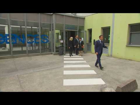 Macron leaves hospital after visiting Annecy knife attack victims