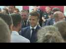 Macron pays tribute to police and rescue teams in Annecy
