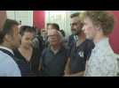 Macron meets the "heroes" who chased down the Annecy attacker