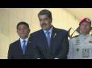 South American leaders leave Itamaraty Palace in Brasilia after summit