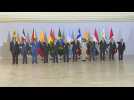 South American leaders pose for family photo after Brazil summit