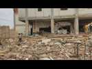 Sudanese inspect damage after shelling destroys house in Khartoum