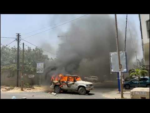 Dakar: damage in the streets after Sonko's conviction